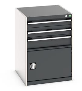 Bott Cubio drawer cabinet with overall dimensions of 650mm wide x 750mm deep x 900mm high... Bott Cubio Tool Storage Drawer Units 650 mm wide 750 deep